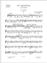 Quatuor à cordes n° 2 - Parties - Joseph-Guy Ropartz - Partition